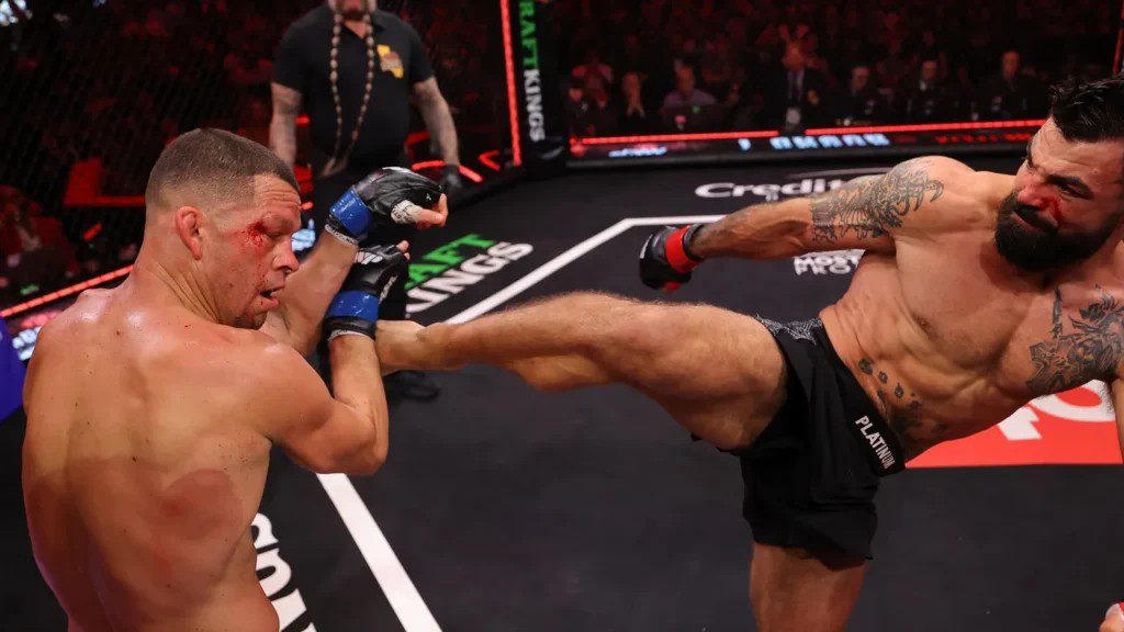 BLOOD BATH! Mike Perry Batters Nate Diaz, Calls Out Jake Paul