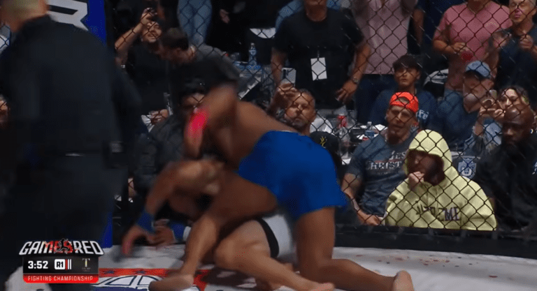 Yoel Romero scores brutal TKO at 49, breaks Alex Nicholson’s jaw in bareknuckle main event