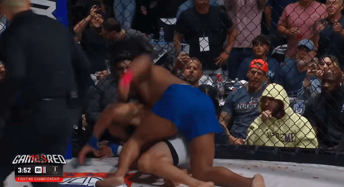 Yoel Romero scores brutal TKO at 49, breaks Alex Nicholson’s jaw in bareknuckle main event