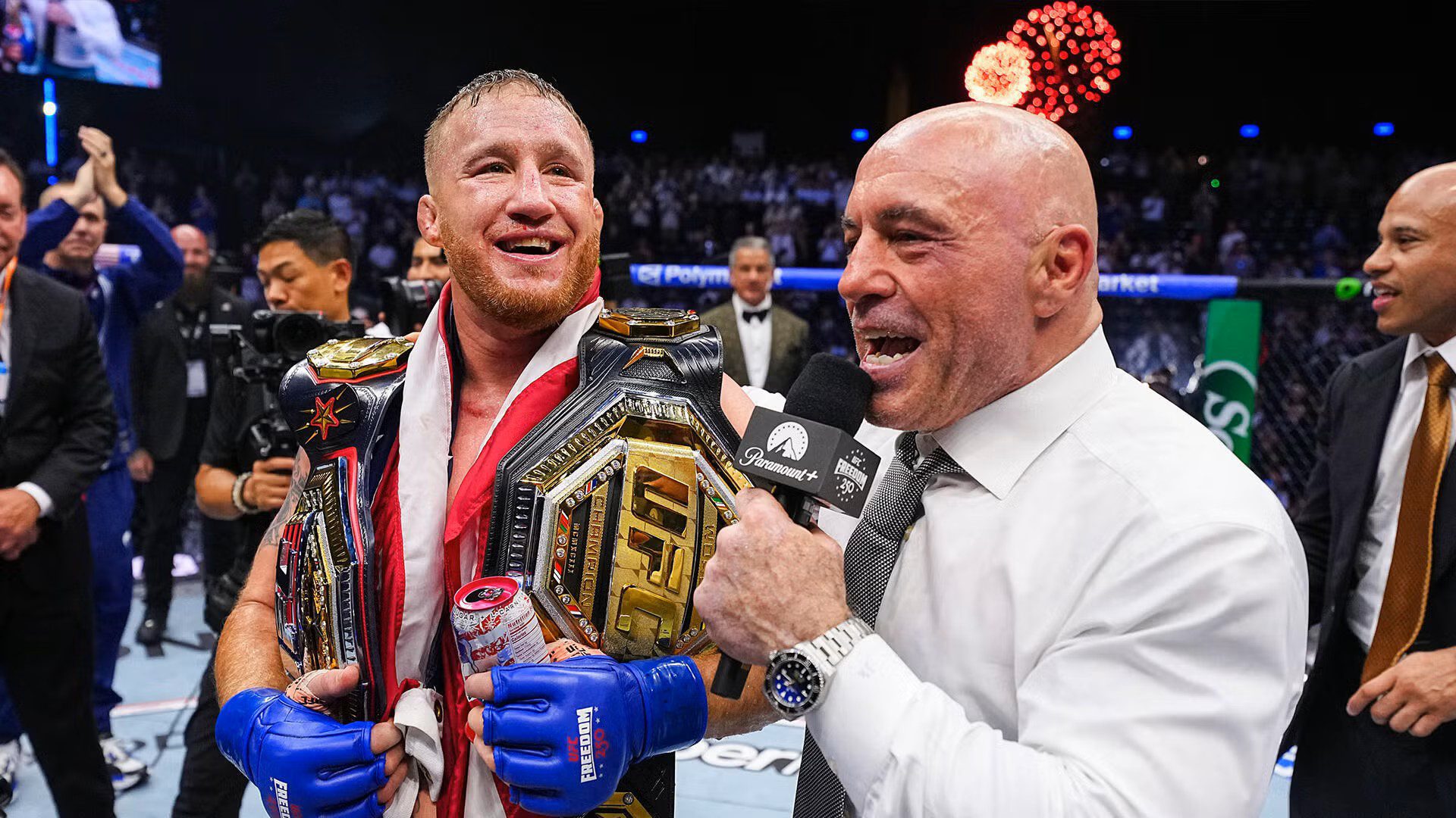 “ABSOLUTELY INSANE”: Justin Gaethje Analyses Title Win, Won’t Return This Year