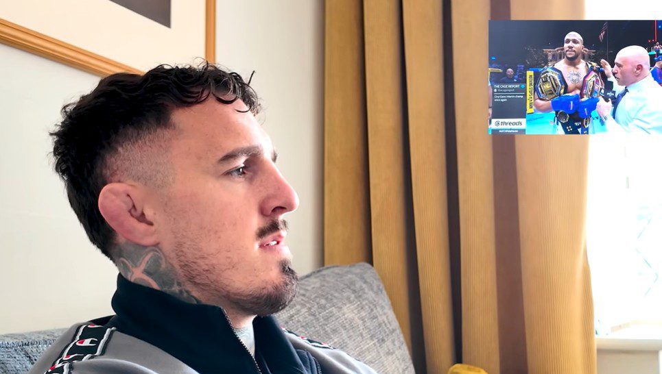 Tom Aspinall Questions “Very Illegal” Strikes in Ciryl Gane’s UFC Title Win 