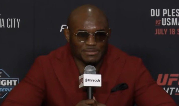 Kamaru Usman says thumb punch was a factor in UFC OKC loss but refuses to make excuses