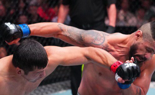 Diyar Nurgozhay Scores Last-Second Knockout at UFC Vegas 120